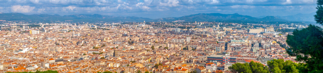 Obraz premium Panorámica de Marsella, Francia