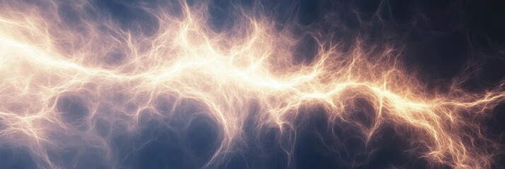 Fototapeta premium Luminous Energy Flow Abstract Glowing Plasma Stream