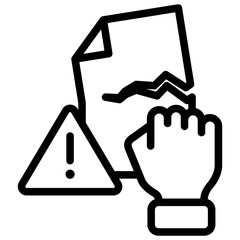 Violation Icon Outline