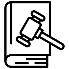 Law Icon Outline