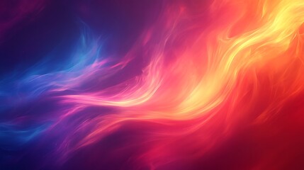 Obraz premium A futuristic abstract pattern with glowing blue and pink neon wave lines flowing endlessly.