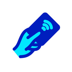 nfc card duo tone icon