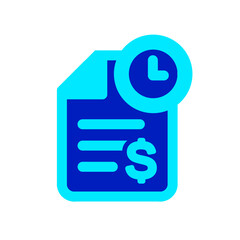 paylater document duo tone icon