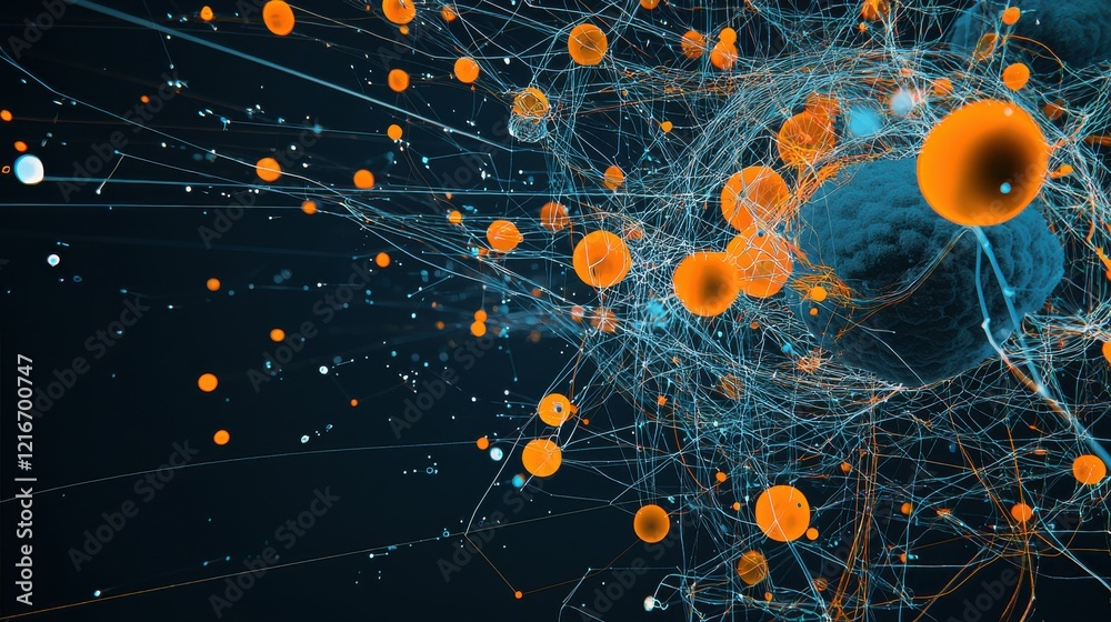 Fototapete Visualizing global virus transmission network using g standard an in-depth analysis in science and technology