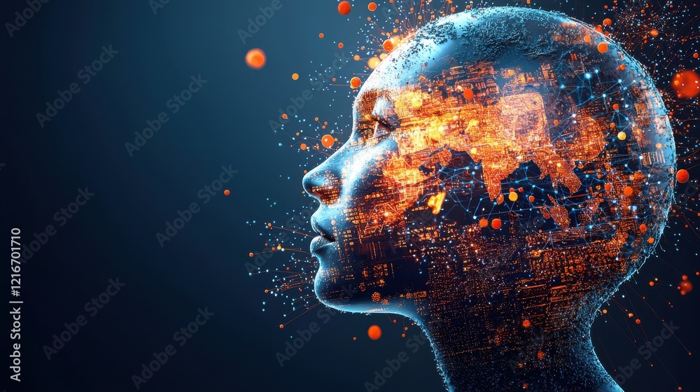 Poster global health crisis earth surrounded by virus particles digital representation science concept dark