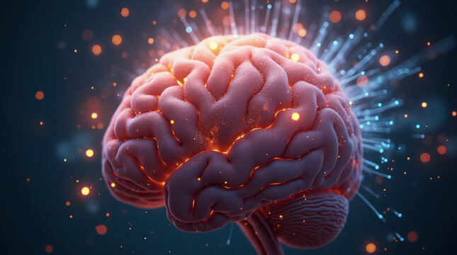 Surreal Concept Art: Exploding Brain of Knowledge and Creativity
