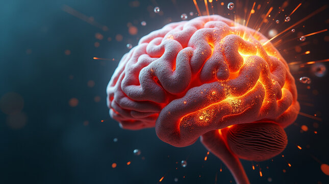 Surreal Concept Art: Exploding Brain of Knowledge and Creativity
