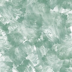 Zielone tło, malowane farbą, pociągnięcia pędzla