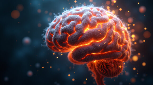Close-Up Art: Exploding Brain of Knowledge and Creativity