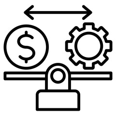 financial stability single icon