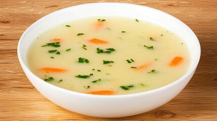 Creamy Carrot Soup in a Bowl