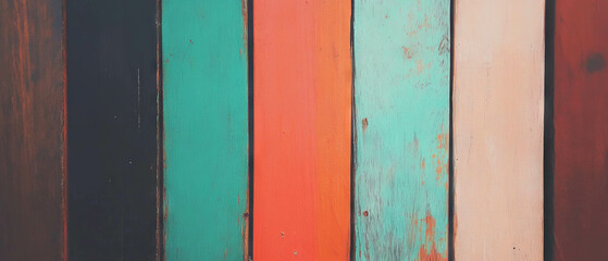 Explore vibrant acrylic-painted wood textures with rich colors and dynamic brushstrokes