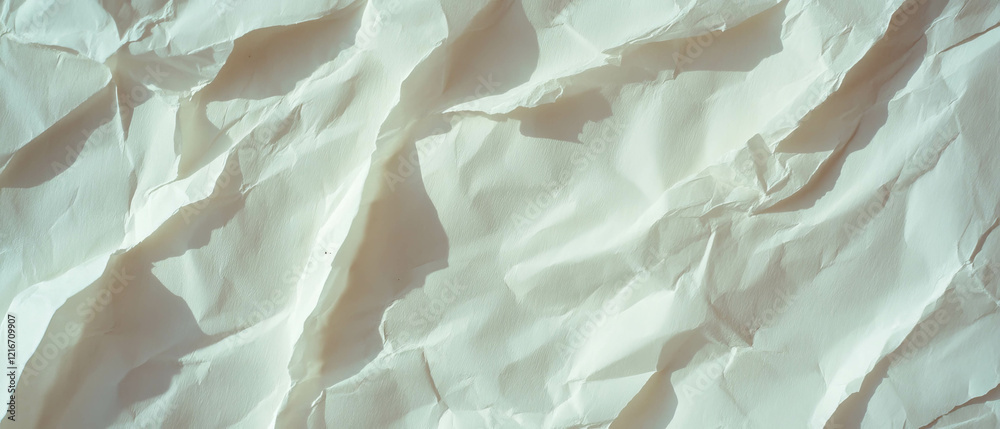 Poster Soft and smooth texture of bleached kraft paper with an off-white color