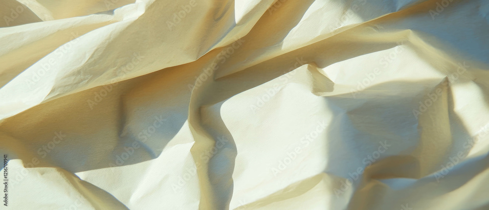 Poster exquisite texture of bleached kraft paper with smooth surface and off-white hue