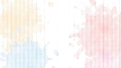 Obraz premium Soft pastel watercolor splashes reflecting creativity and celebration with space for typography