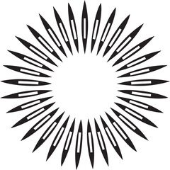 Beautiful flower art and mandala vector design