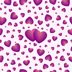 Valentine's Day heart pattern