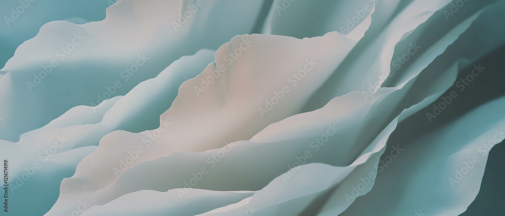Poster Embossed paper showcasing intricate raised patterns and textured surfaces in soft hues