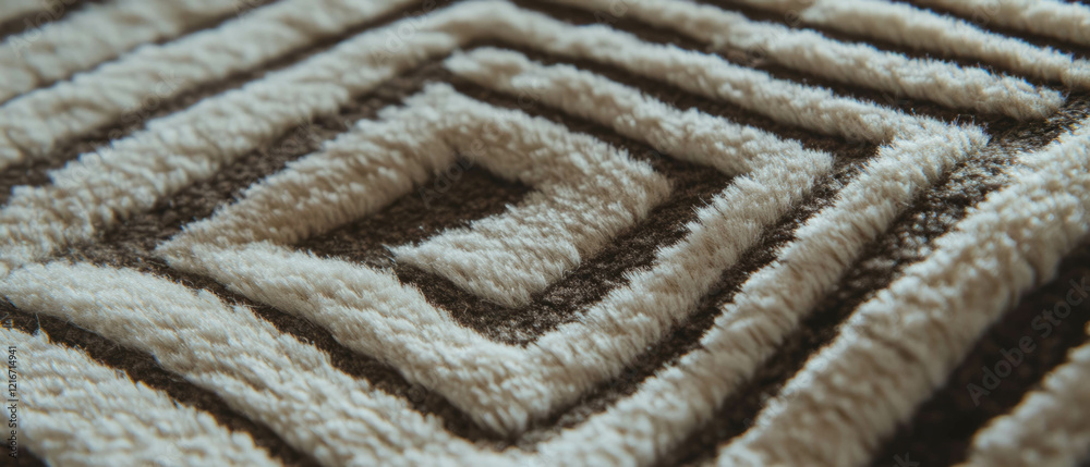 Leinwandbilder embossed rug with raised patterns showcasing intricate textured surface design