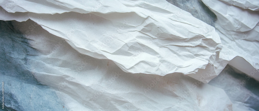 Poster Handmade paper with rough texture and visible fibers showcasing unique craftsmanship