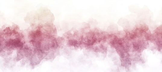 Abstract Soft Pastel Watercolor Background in Pink and Purple with Dreamy Floral Shapes
