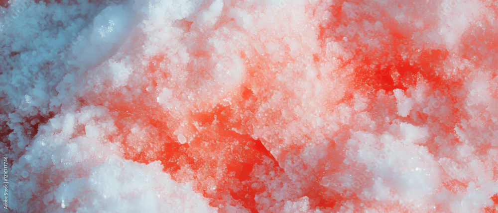 Aufkleber exploration of vibrant ink and salt textures revealing intricate patterns and colors
