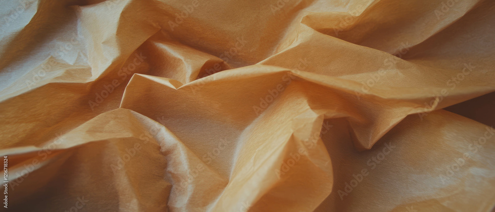 Aufkleber crafting with versatile kraft paper showcasing its rich texture and creative potential
