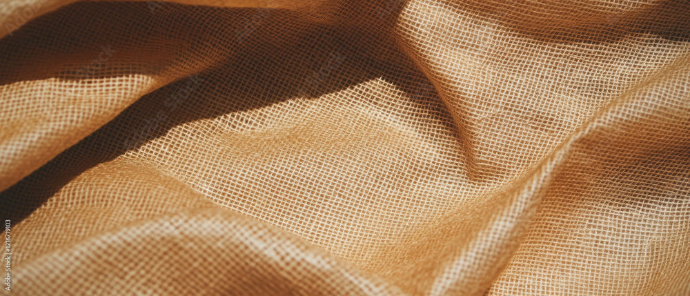 Poster Kraft paper texture featuring a woven pattern and intersecting lines for creative projects