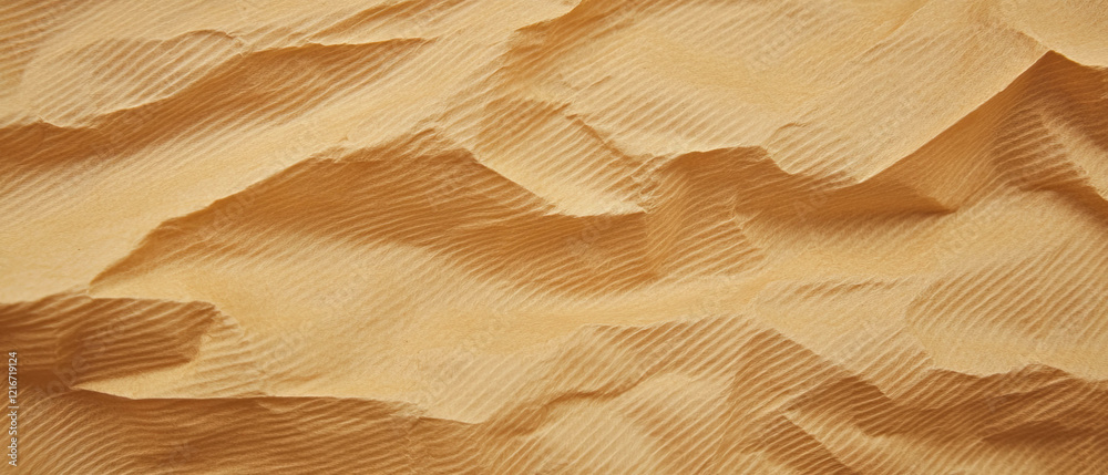 Poster Textured Kraft paper with woven pattern and intersecting lines, showcasing a unique surface