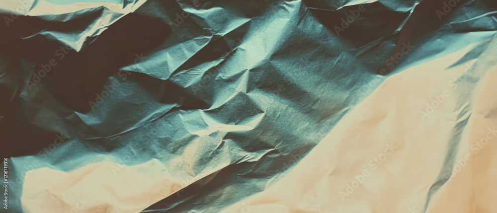 Aufkleber Kraft paper texture with ink smudges and artistic patterns creates a unique visual experience