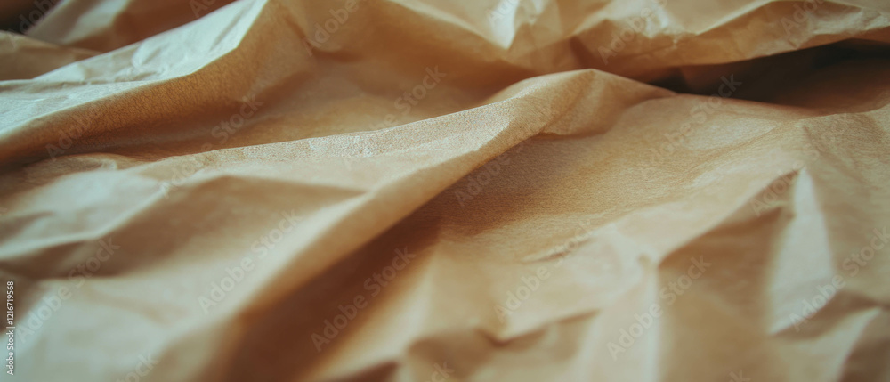 Poster Exploring the soft texture of Kraft paper with short fibers and smooth surface