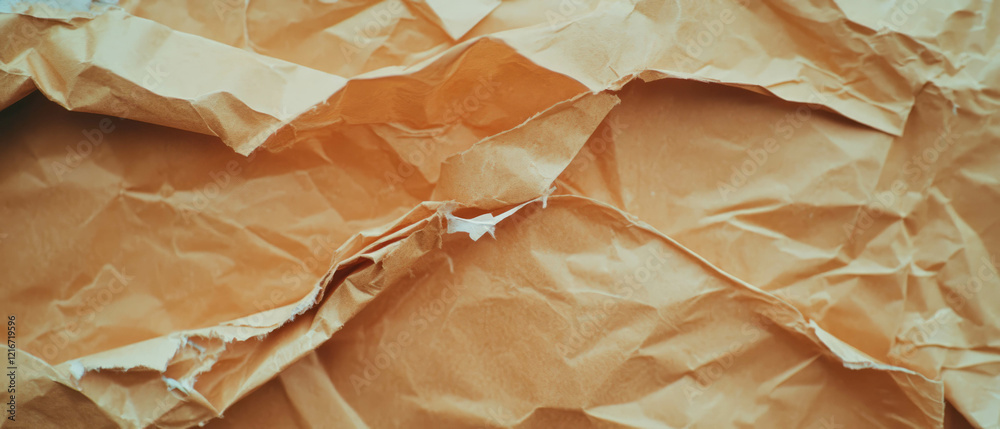 Aufkleber kraft paper texture showcasing natural tears and irregular edges for creative projects