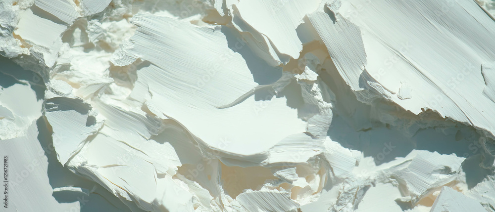 Poster Unique paper pulp texture showcasing a fibrous and wet appearance under natural light