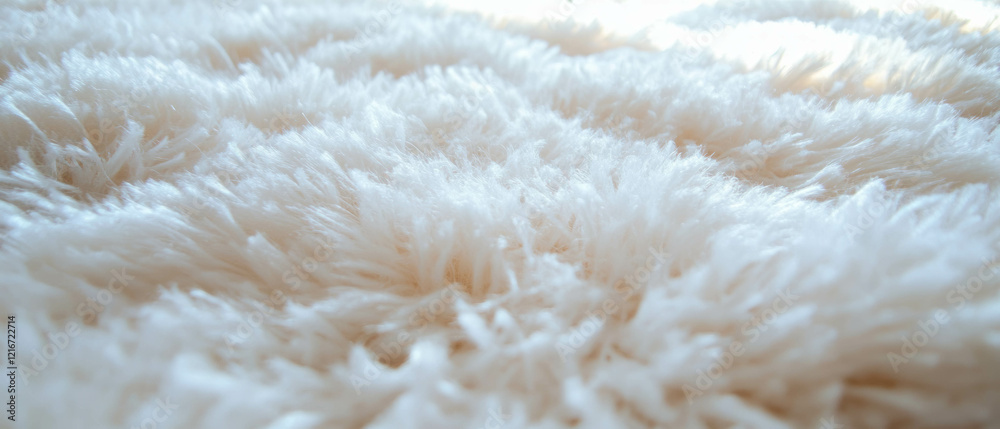 Aufkleber soft thick plush rug with a luxurious texture for modern living spaces