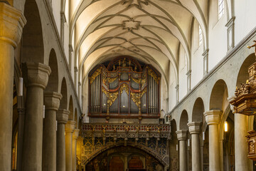 Fototapeta premium interior of the Konstanz Munster or Konstanz Cathedral, Constance, Germany
