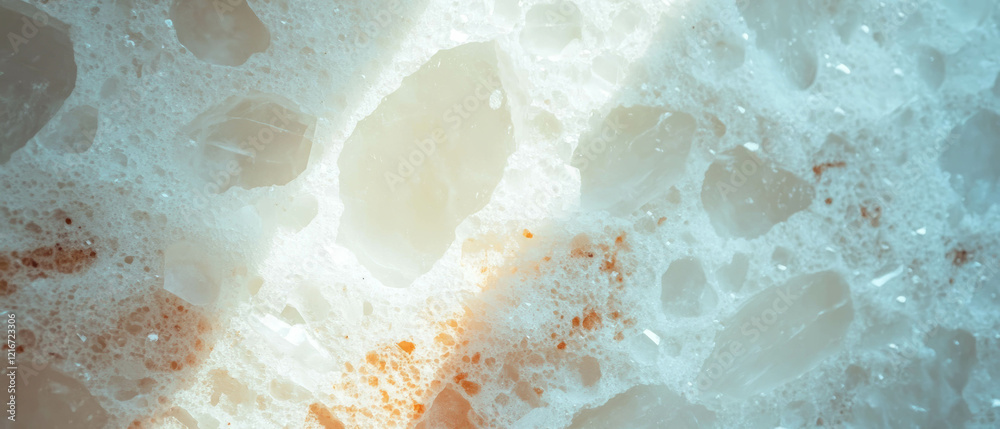 Poster Quartz texture showcases varied colors and patterns suitable for construction materials