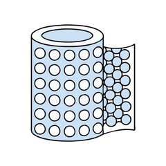 bubble wrap icon, bubble wrap vector illustration-simple illustration of bubble wrap, perfect for bubble wrap logos and icons