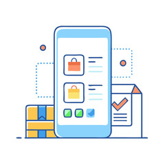 delivery app icon, delivery app vector illustration-simple illustration of delivery app, perfect for delivery app logos and icons