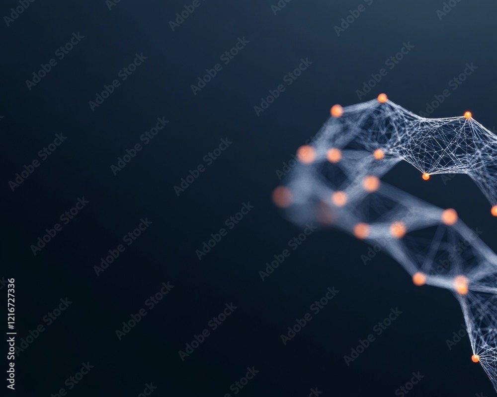 Fototapete Neon Cyber Nodes and Blockchain Aesthetic Abstract Digital Structure with Glowing Cryptocurrency Network for Fintech Innovation and Secure Global Transactions