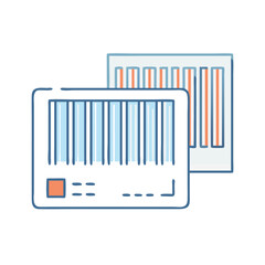 inventory barcode icon, inventory barcode vector illustration-simple illustration of inventory barcode, perfect for inventory barcode logos and icons