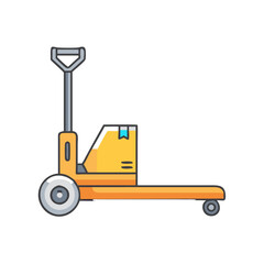 pallet jack icon, pallet jack vector illustration-simple illustration of pallet jack, perfect for pallet jack logos and icons