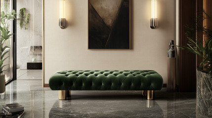 Luxurious Swivel Accent Chair in Modern Interior