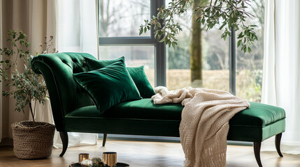 Luxurious Swivel Accent Chair in Modern Interior