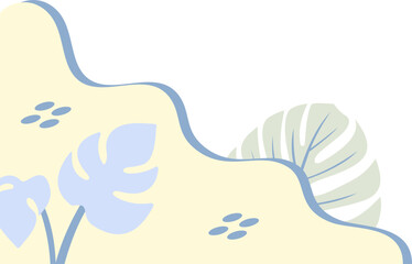 Abstract Corner Leaf