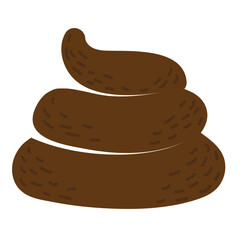 Dog poop, animal excrement. Vector silhouette textured illustration, cleaning up after your pet concept. dog for print, brochures, stands