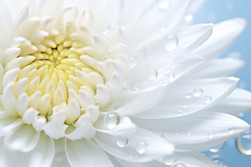 Chrysanthemum Flower Petal Nature Serene Tranquil Peaceful