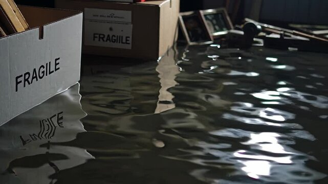 Heavy Rain Causes Garage Flooding Disaster