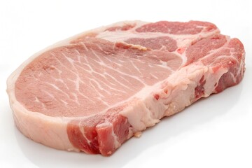 Fototapeta premium raw meat on a white background