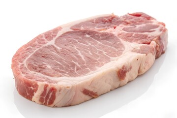 Fototapeta premium raw meat isolated on white