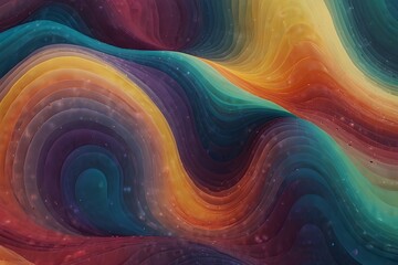 Soft and liquid color waves background Generative AI